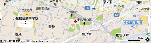 徳島県小松島市中郷町豊ノ本3周辺の地図
