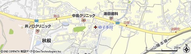 山口県下関市田倉776周辺の地図