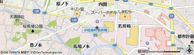 徳島県小松島市小松島町（若井崎）周辺の地図