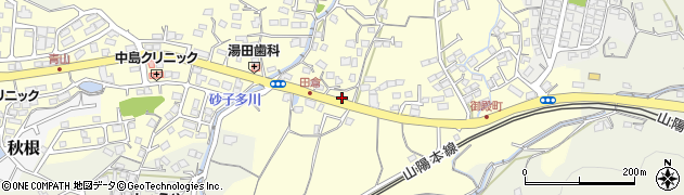 山口県下関市田倉395周辺の地図