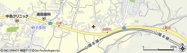 山口県下関市田倉271周辺の地図