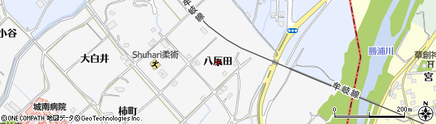 徳島県徳島市丈六町（八反田）周辺の地図
