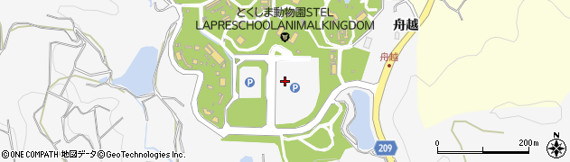 徳島県徳島市渋野町入道周辺の地図