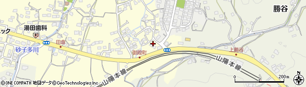 山口県下関市田倉243周辺の地図