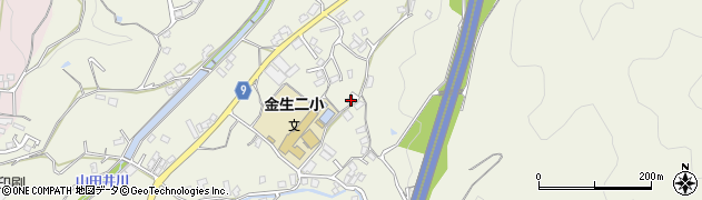 愛媛県四国中央市金生町山田井753周辺の地図