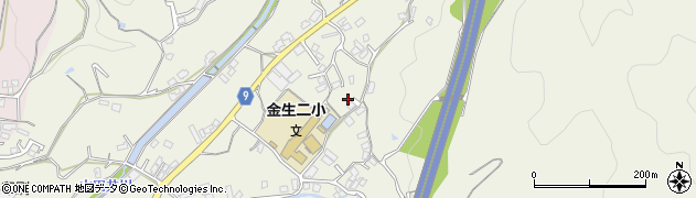 愛媛県四国中央市金生町山田井755周辺の地図