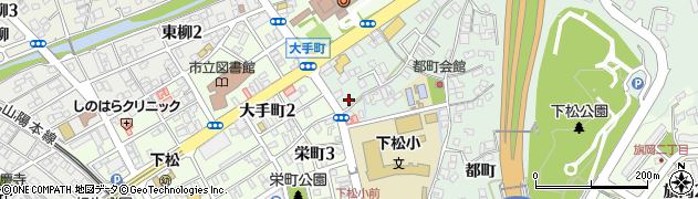 福田理容所周辺の地図