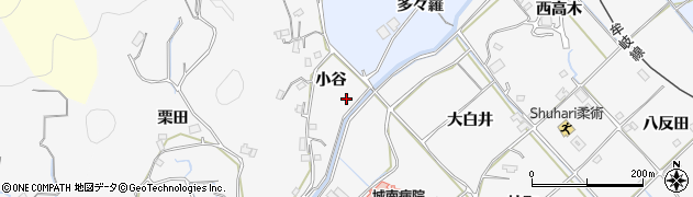 徳島県徳島市丈六町（小谷）周辺の地図