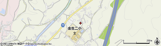 愛媛県四国中央市金生町山田井760周辺の地図