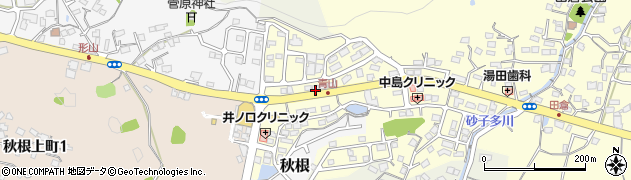山口県下関市田倉705周辺の地図