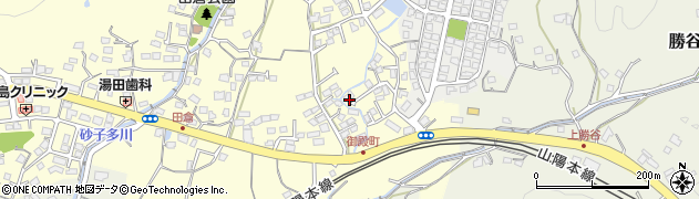 山口県下関市田倉245周辺の地図