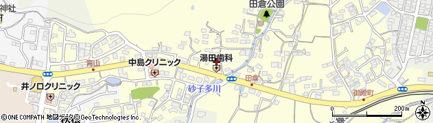 山口県下関市田倉509周辺の地図