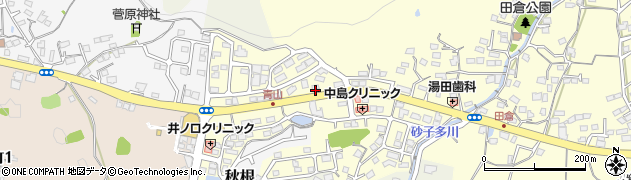 山口県下関市田倉697周辺の地図