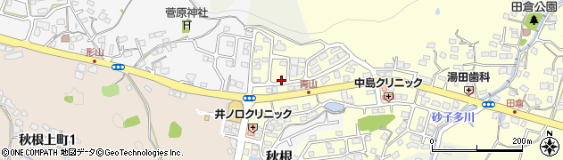 山口県下関市田倉732周辺の地図