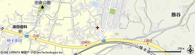 山口県下関市田倉4周辺の地図