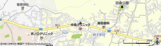 山口県下関市田倉689周辺の地図