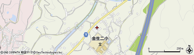 愛媛県四国中央市金生町山田井715周辺の地図