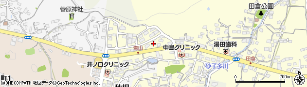 山口県下関市田倉698周辺の地図