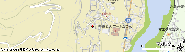 徳島県三好市池田町白地本名860周辺の地図