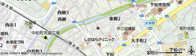 山口県下松市東柳周辺の地図