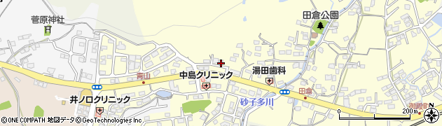 山口県下関市田倉681周辺の地図