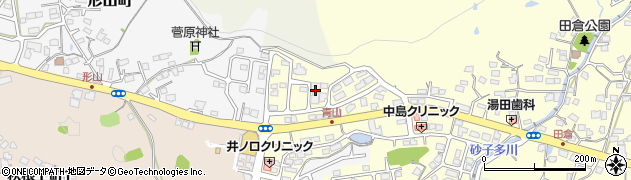 山口県下関市田倉735周辺の地図