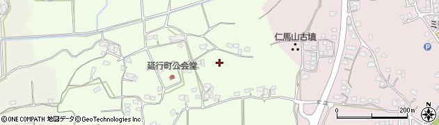 山口県下関市延行周辺の地図