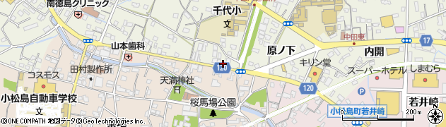 徳島県小松島市中田町奥林34周辺の地図