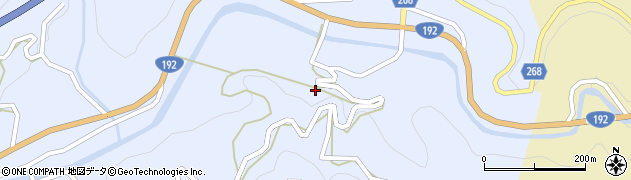 徳島県三好市池田町馬路（烏帽子尾）周辺の地図