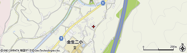 愛媛県四国中央市金生町山田井746周辺の地図