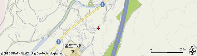 愛媛県四国中央市金生町山田井632周辺の地図