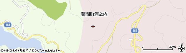 愛媛県今治市菊間町河之内周辺の地図