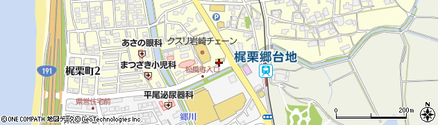 ロッテリア１９１号下関綾羅木店周辺の地図