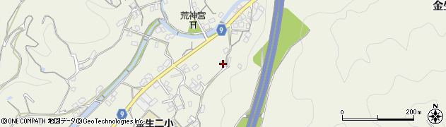 愛媛県四国中央市金生町山田井738周辺の地図