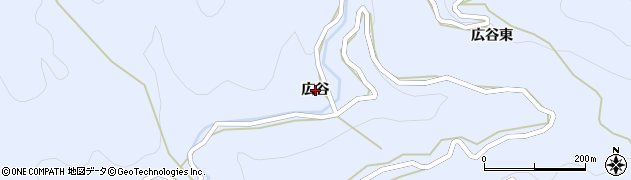 徳島県つるぎ町（美馬郡）貞光（広谷）周辺の地図