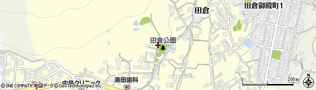 山口県下関市田倉490周辺の地図