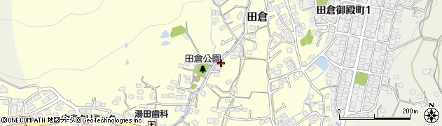 山口県下関市田倉423周辺の地図