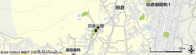 山口県下関市田倉424周辺の地図