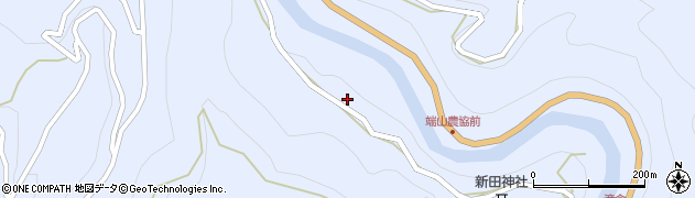 徳島県美馬郡つるぎ町貞光皆瀬周辺の地図