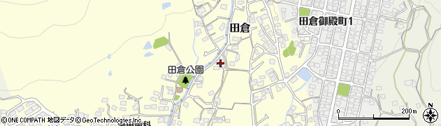山口県下関市田倉421周辺の地図
