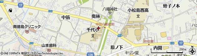 小松島市立千代小学校周辺の地図