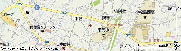 徳島県小松島市中田町奥林65-14周辺の地図