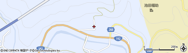 徳島県三好市池田町馬路（久保）周辺の地図