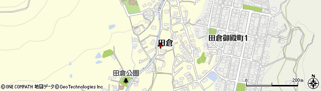 山口県下関市田倉129周辺の地図