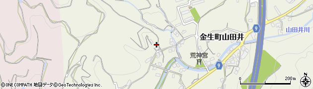 愛媛県四国中央市金生町山田井1326周辺の地図