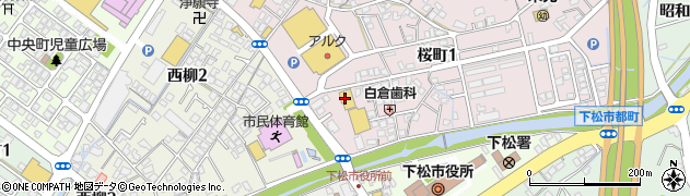 ゲオ　下松店周辺の地図