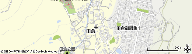 山口県下関市田倉124周辺の地図