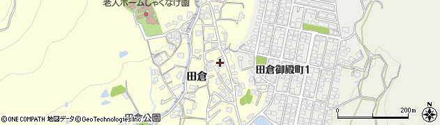 山口県下関市田倉153周辺の地図