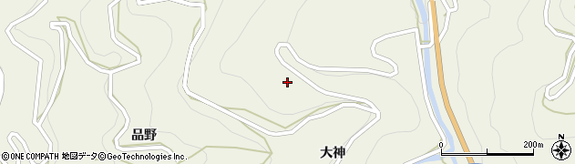 徳島県吉野川市美郷平219周辺の地図