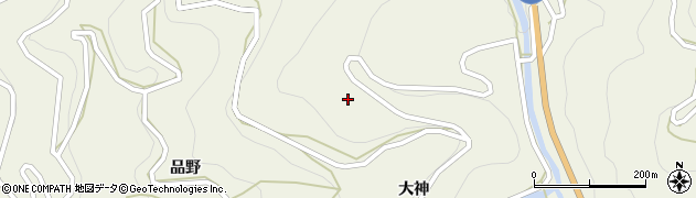 徳島県吉野川市美郷平216周辺の地図